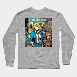 cat ladies perfect world Long Sleeve T-Shirt